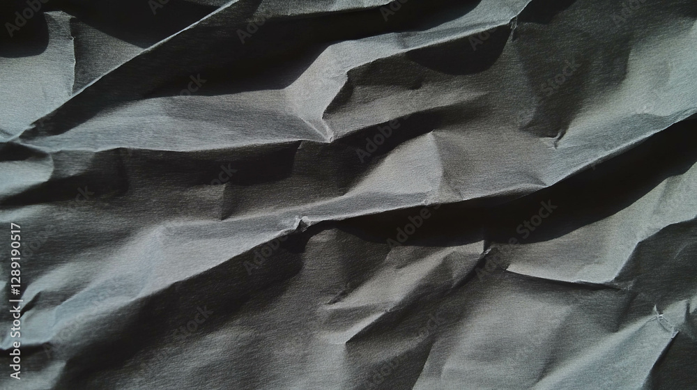 Aufkleber Textured grey paper with intersecting ribbed patterns for creative background design