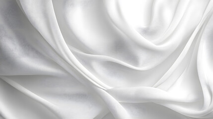 Obraz premium Elegant monochrome drapery luxurious studio photography soft textiles close-up beauty in minimalism