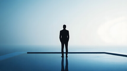 Luxury personal development coaching experience serene oceanfront motivational art tranquil environment inspirational view self-improvement