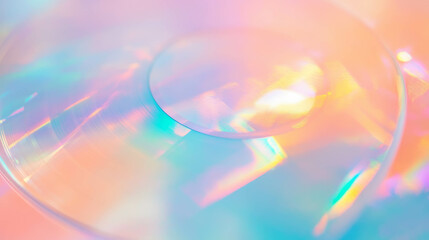 Radiant macro texture of compact disc iridescence for creative design