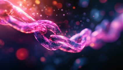 Abstract Glowing Chain: Interconnection and Digital Bonds