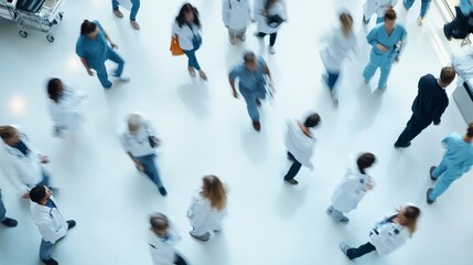 Hospital rush with emergency medical staff handling trauma cases in the ER. Featuring swift action and medical expertise