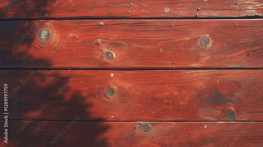 Poster mahogany wood texture with small knots and dark spot for design and craft projects
