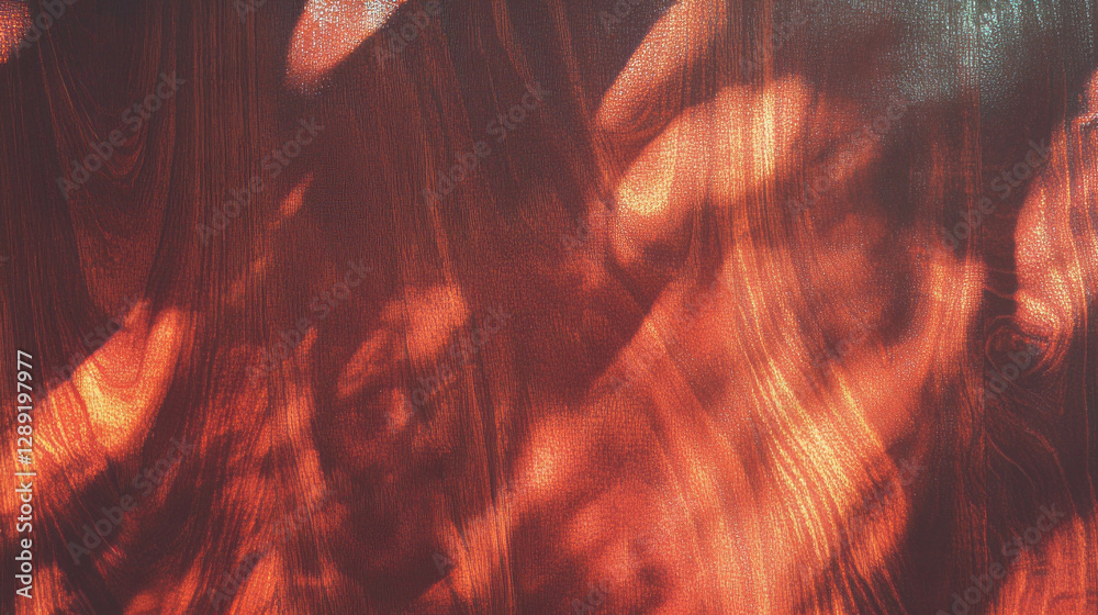 Aufkleber rich mahogany texture with warm wood grain patterns for design and decoration