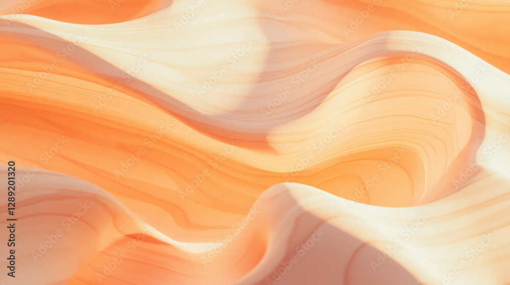 Aufkleber Wavy maple texture with curly figure pattern for material design and art projects