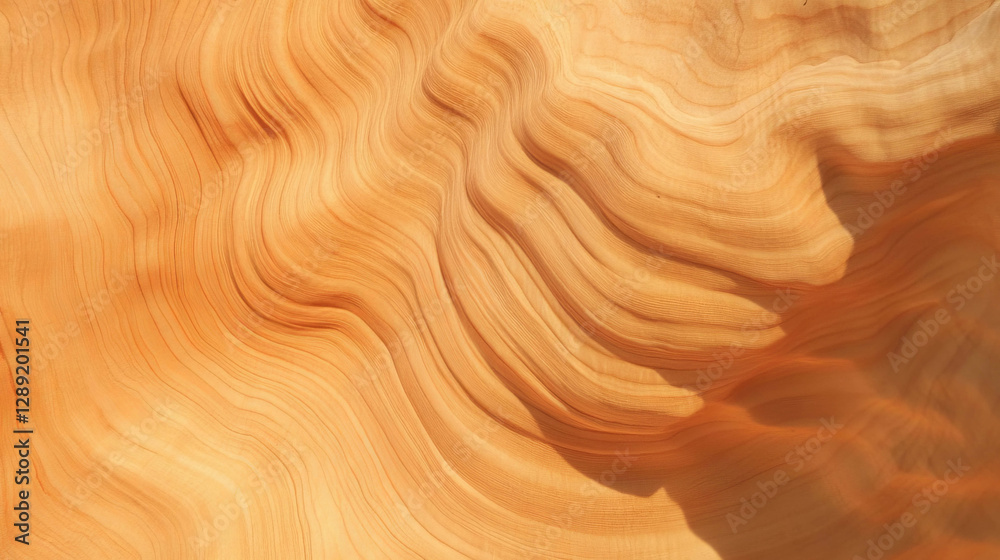 Poster Maple wood texture with distinct end grain pattern for design projects