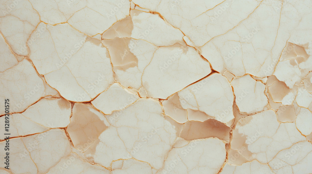 Poster Maple wood texture with filled cracks and smooth lines for design projects