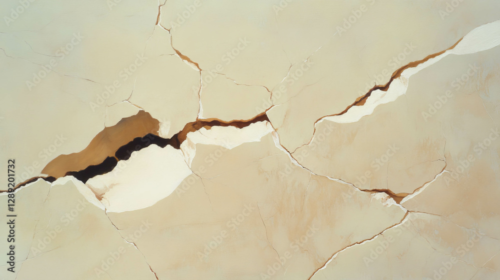 Poster natural maple texture with fine light cracks for artistic design and background use