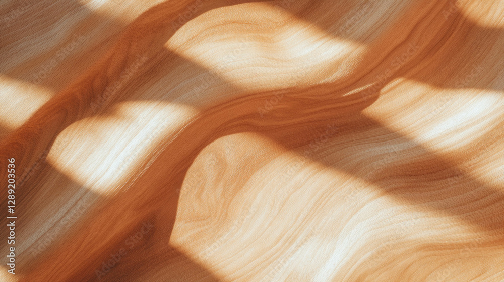 Fototapete natural matte beech texture with smooth surface and soft tones for design background