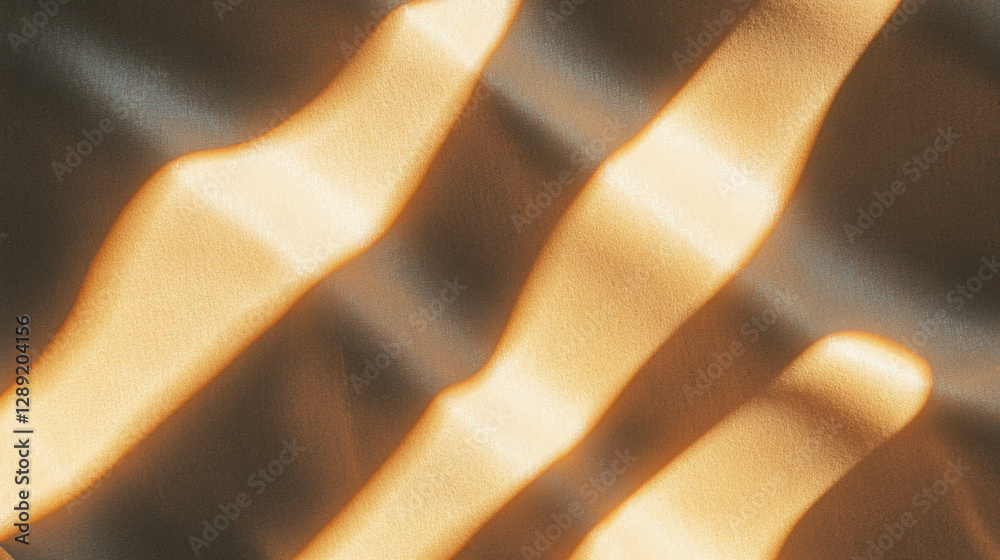 Poster pattern of mdf material with dynamic bright lighting for modern design