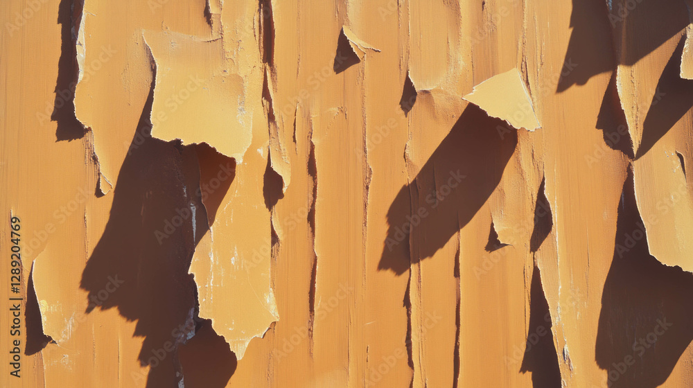 Poster Abstract texture of mdf surface with deep gouges and shadows for design use