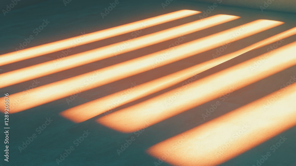 Poster textured mdf surface with warm light patterns for interior design and decoration