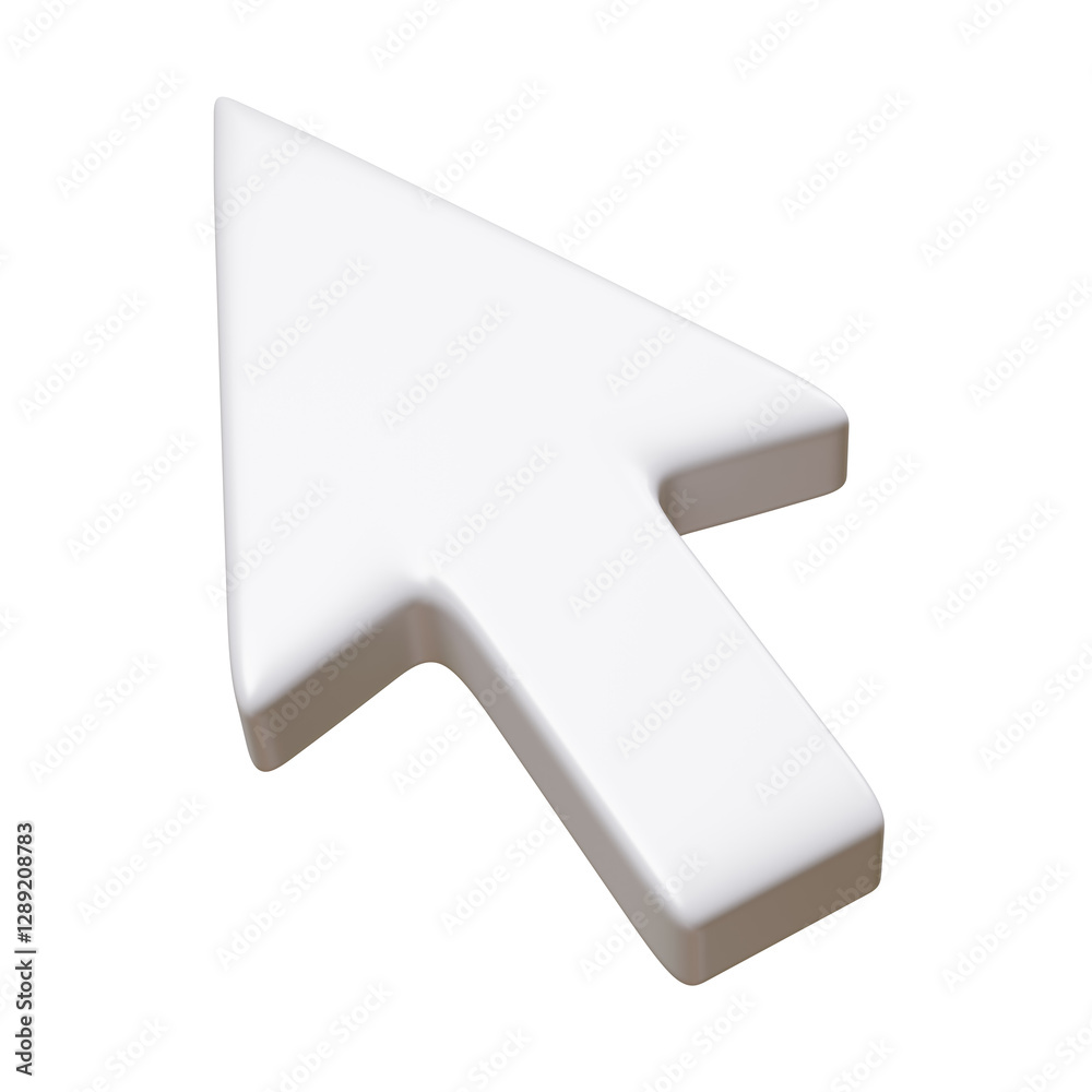 Poster mouse cursor arrow isolated on white, transparent. computer click pointer icon