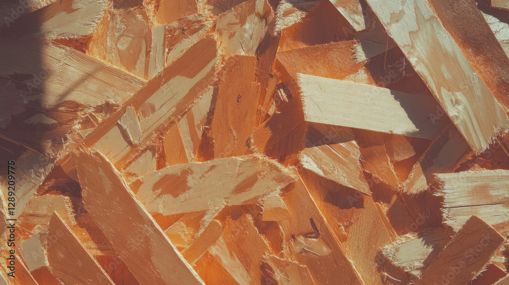 Poster Textured osb surface with warm tones and abstract patterns for design projects