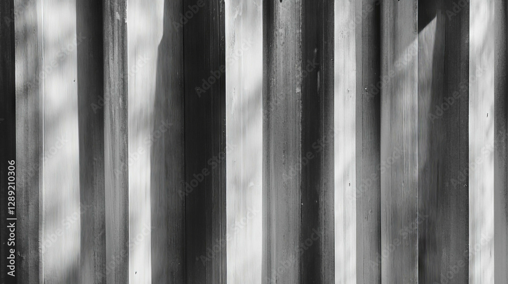 Aufkleber Vertical strand osb texture with light and shadow patterns for background design