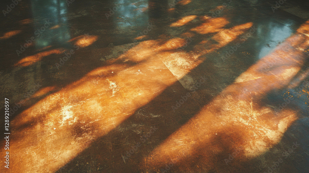 Poster textured osb surface with wood filler and sunlit shadows for design and architectural use