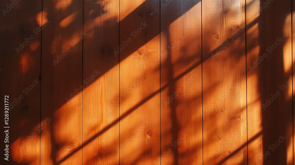 Poster rustic plywood texture with dark stain and deep shadows for background design