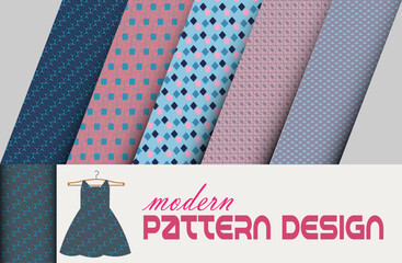 Trendy Seamless Pattern Vector