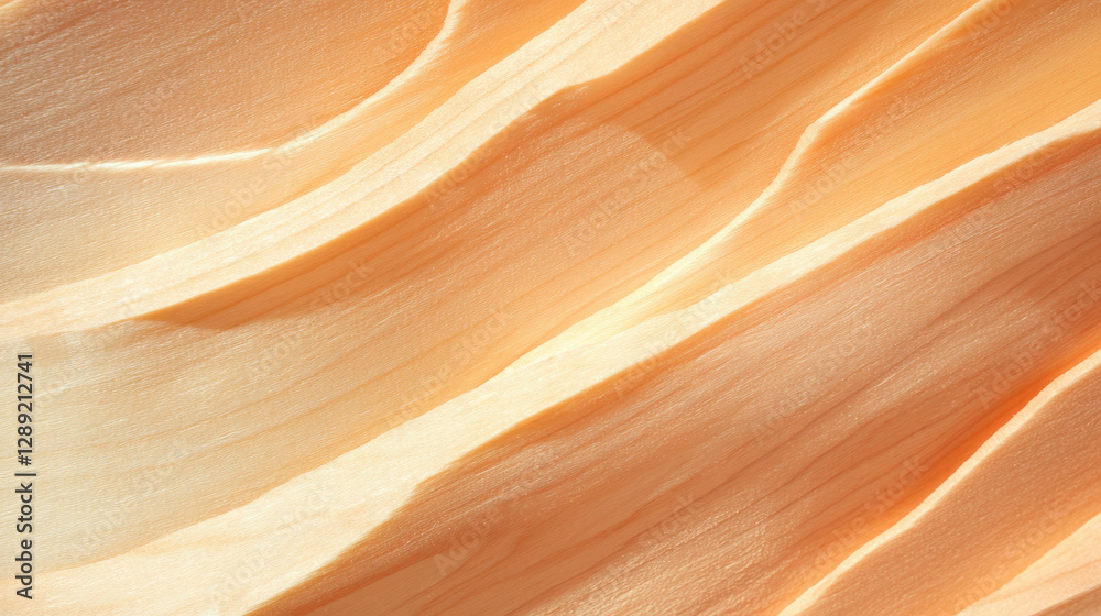 Poster Natural plywood texture with smooth layered grain for design and background use