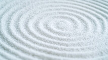 Naklejka premium Zen sand garden concentric circles