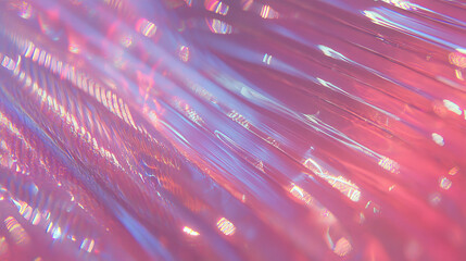 Abstract texture of ribbed plastic with water droplets in soft pastel colors