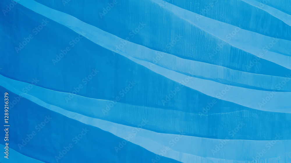 Aufkleber abstract blue textured paper with rounded ribbed patterns for creative design