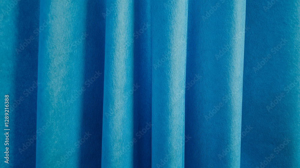 Poster textured ribbed blue paper with smooth finish for design and craft projects