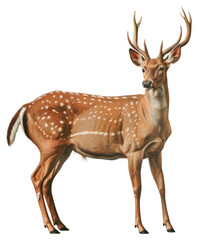 Fototapeta premium PNG A deer wildlife animal art.