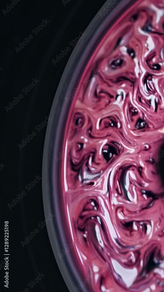 Poster mesmerizing iris reflection