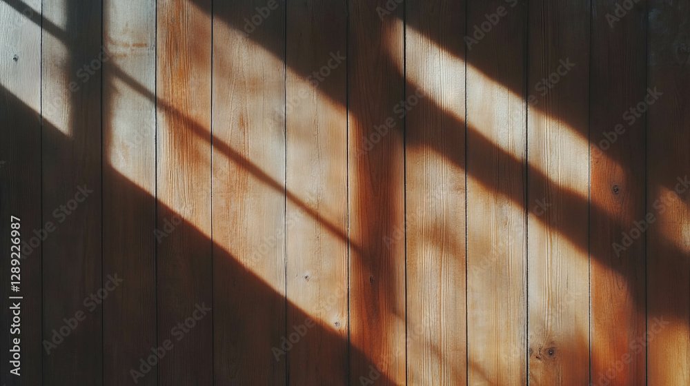 Poster texture of teak wood with loose grain and varied light patterns