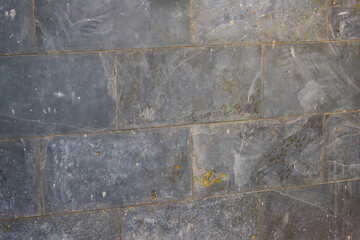 
Dark gray flagstone texture. Grunge background