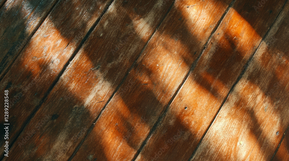 Poster teak wood texture with varied light and uneven color for design and decoration