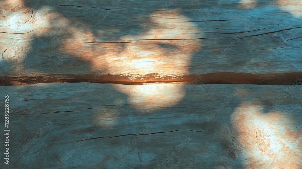 Poster Rustic wooden surface with fine lines and natural patterns for design and background use