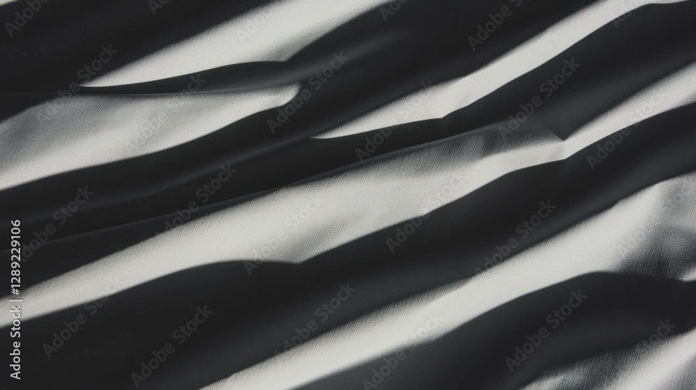Poster abstract texture of thick ribbed grey paper with dark grooves for background or design