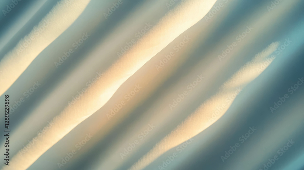 Poster Abstract texture of thin ribbed grey paper with light lines for background design