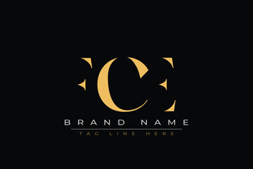 FCE abstract letter logo design. This logo is designed by three abstract letters.