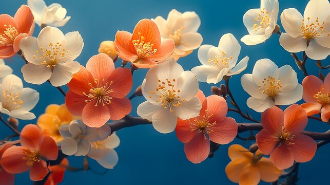 A Breathtaking Display of Colorful March Flowers Celebrating the Joy of Spring Equinox