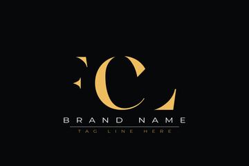 FCL abstract letter logo design. This logo is designed by three abstract letters.