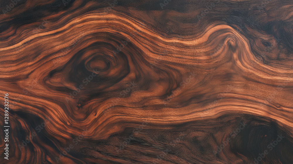 Aufkleber walnut wood texture with end grain and dark rings for design patterns
