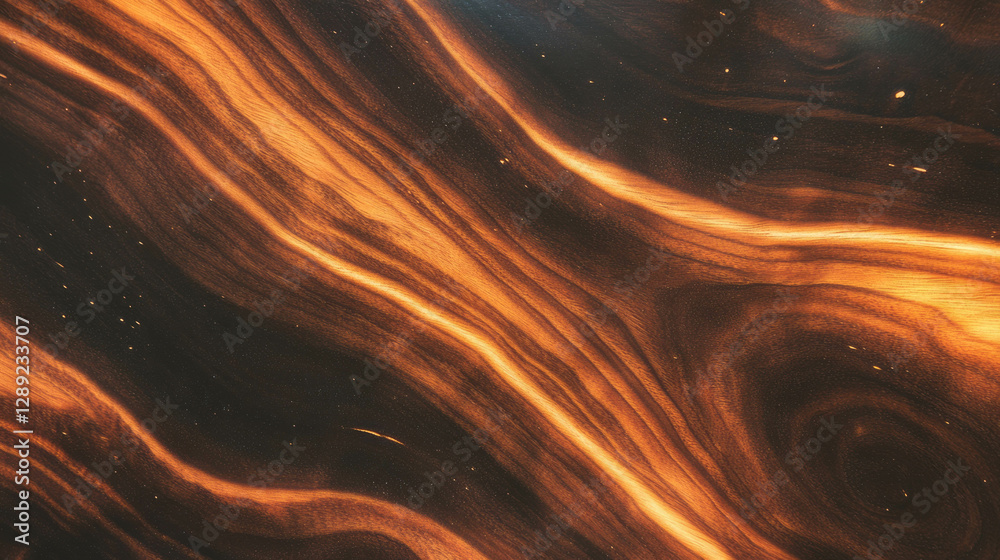 Poster textured walnut wood with straight and distinct grain pattern for natural design