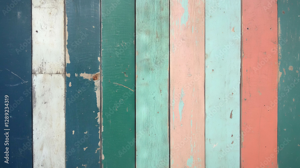 Poster weathered plywood texture with faded color for artistic and design use