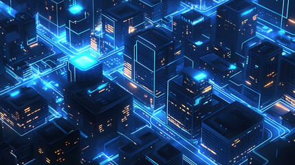 futuristic aipowered cityscape