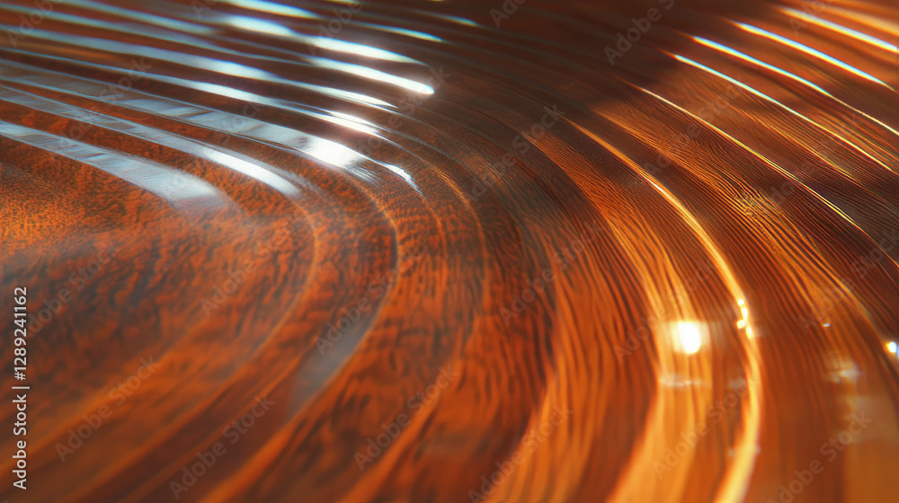 Poster elegant texture of wood with inlaid bone and light reflections for artistic design