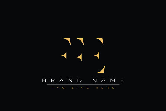 FFE abstract letter logo design. This logo is designed by three abstract letters.