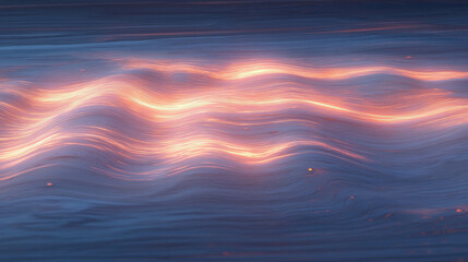 Mesmerizing illuminated wood texture with pulsating light waves for artistic designs