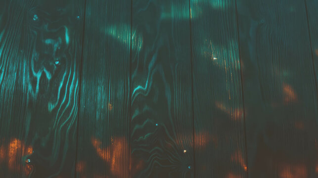 Dynamic wooden texture with pulsating multicolored lights for creative design