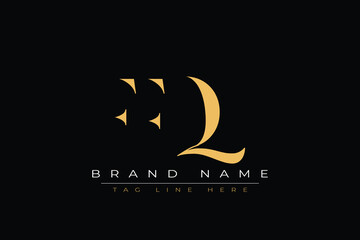 FFQ abstract letter logo design. This logo is designed by three abstract letters.