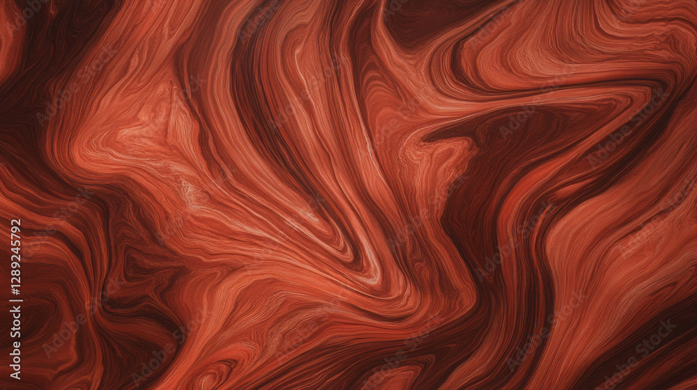 Poster Cherry wood burl texture with abstract swirling patterns for design projects