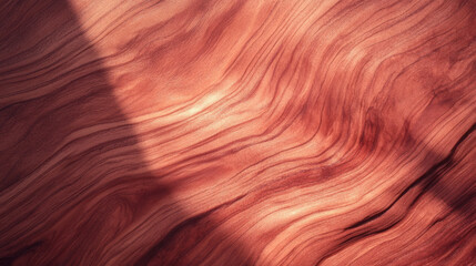 Obraz premium Natural cherry wood texture with bright light patterns for design and decor