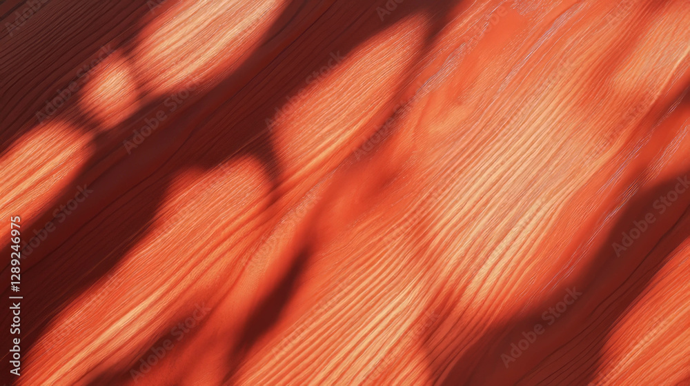Poster elegant matte cherry wood texture with smooth surface for design and interior projects